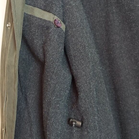 Brooks Brothers 346 Moss Green Barn Coat Sz L - Picture 6 of 8